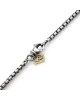 David Yurman Box Chain Necklace in Silver